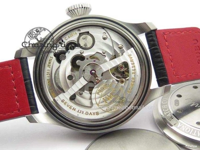 MIROTIME 0509 RelaxedFit Big Pilot Real PR IW500435 “Muhammad Ali” ZF Best Edition On Black Leather Strap A 7295